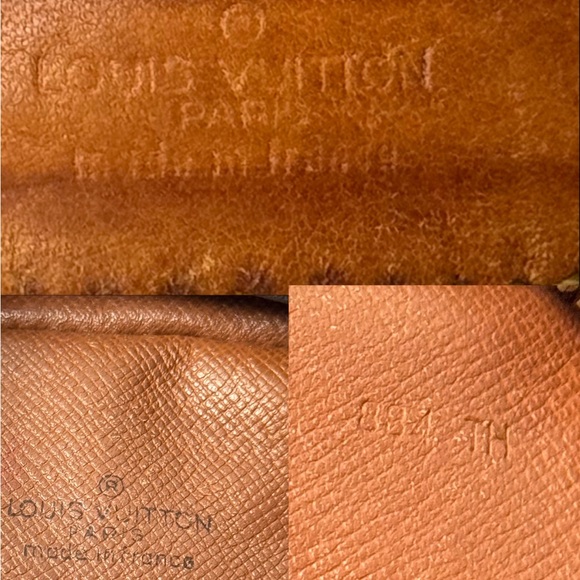 LOUIS VUITTON Vintage 1988 Miniature Amazon Logo LV Monogram Crossbody Bag Purse - Picture 6 of 8